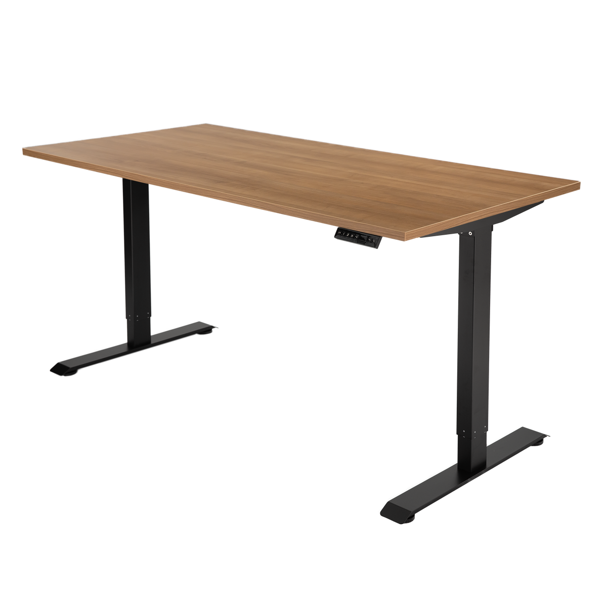 Høj Basis zit sta bureau met blad havana kers en zwart frame