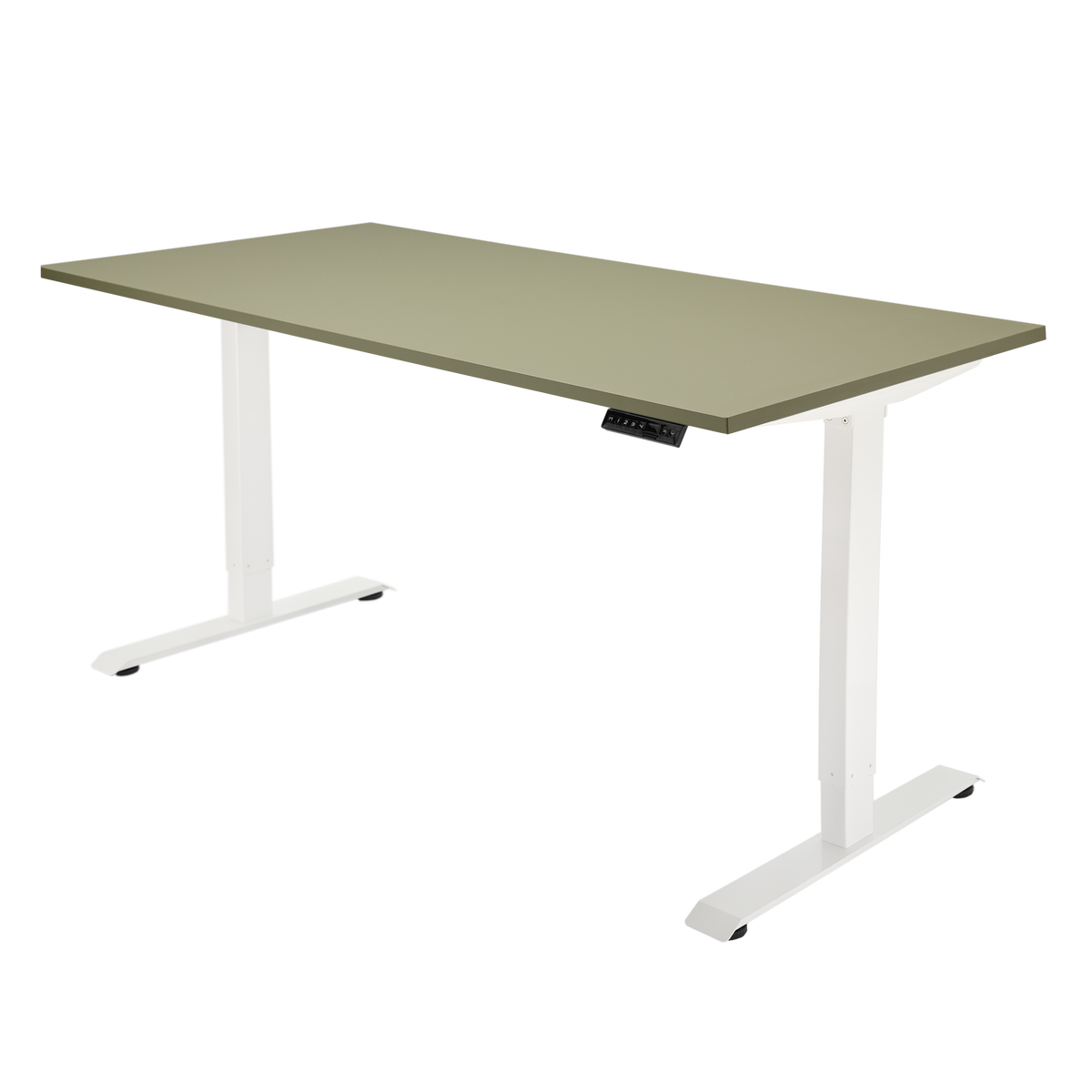 Høj Basis zit sta bureau met blad pine en wit frame