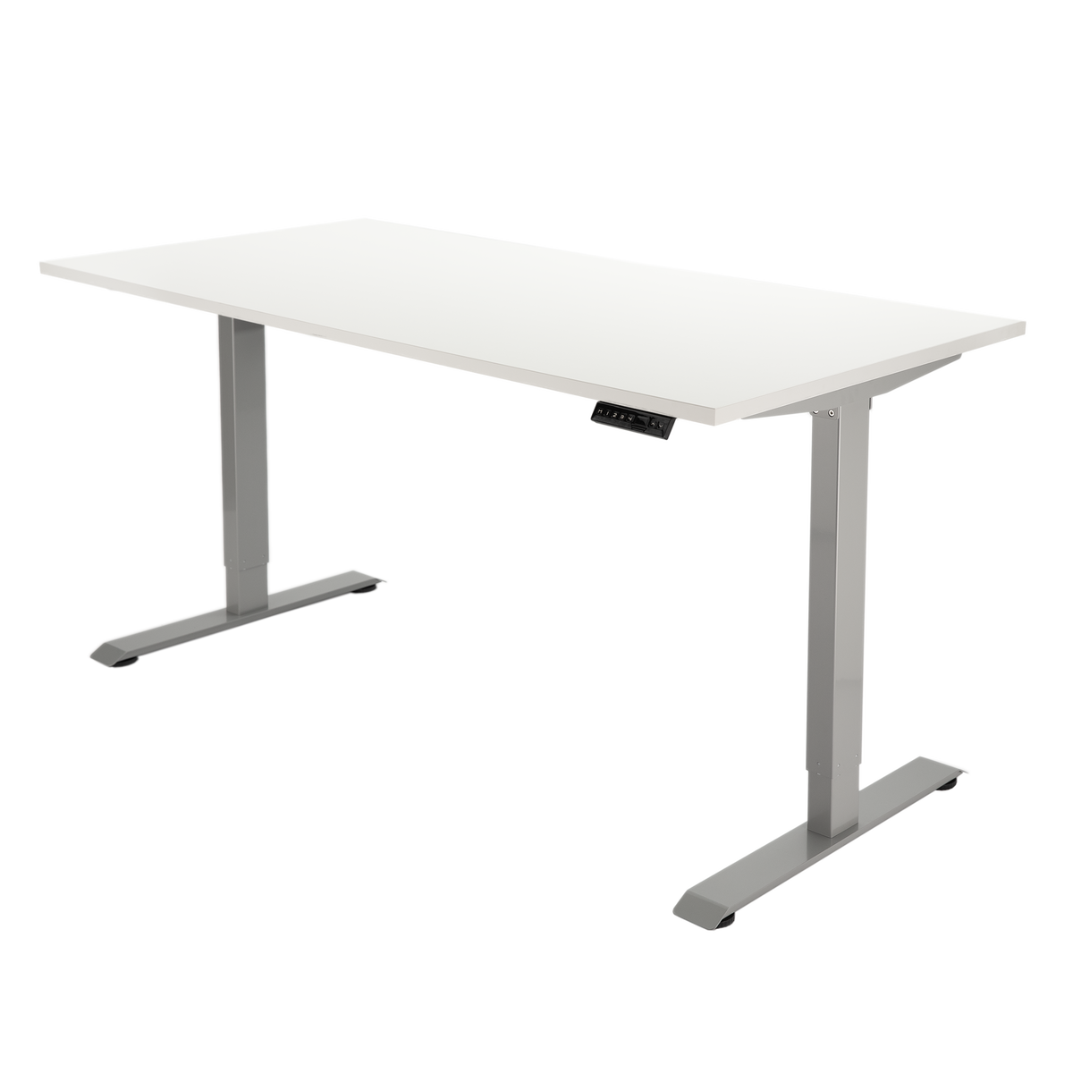 Høj Basis zit sta bureau met blad wit en grijs frame