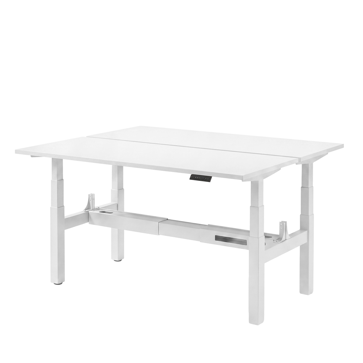 Høj Duo zit sta bureau met blad wit en wit frame