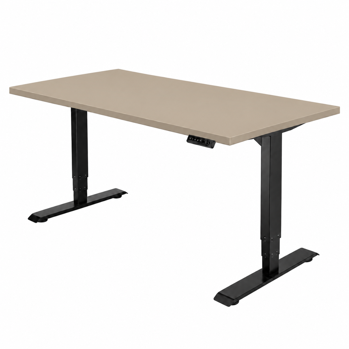 Høj Pro zit sta bureau met blad kasjmier en zwart frame