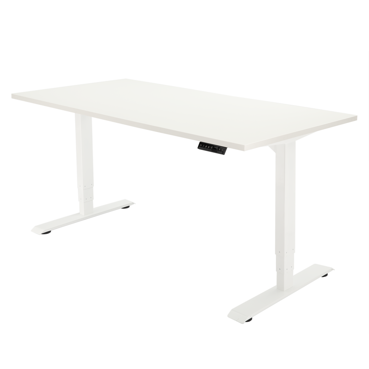 Høj Pro zit sta bureau met blad wit en wit frame