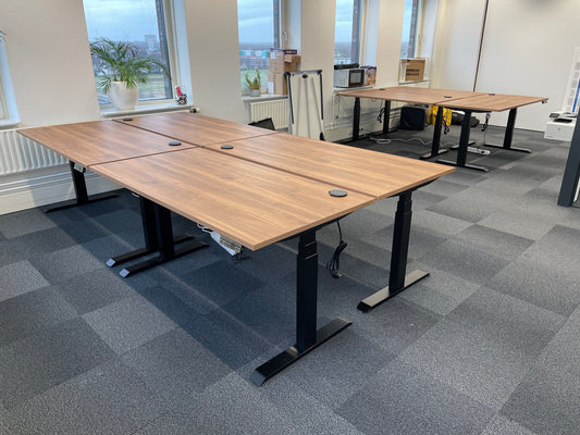 Hoeveel garantie zit er op een sta zit bureau elektrisch?