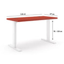 Actiforce Solid zit-sta bureau 138x68 cm *rood*
