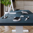 Actiforce Solid zit-sta bureau 138x68 cm *blauw*