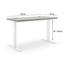Actiforce Solid zit-sta bureau 138x68 cm *grijs*