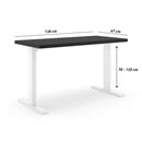 Actiforce Solid zit-sta bureau 138x68 cm *zwart*