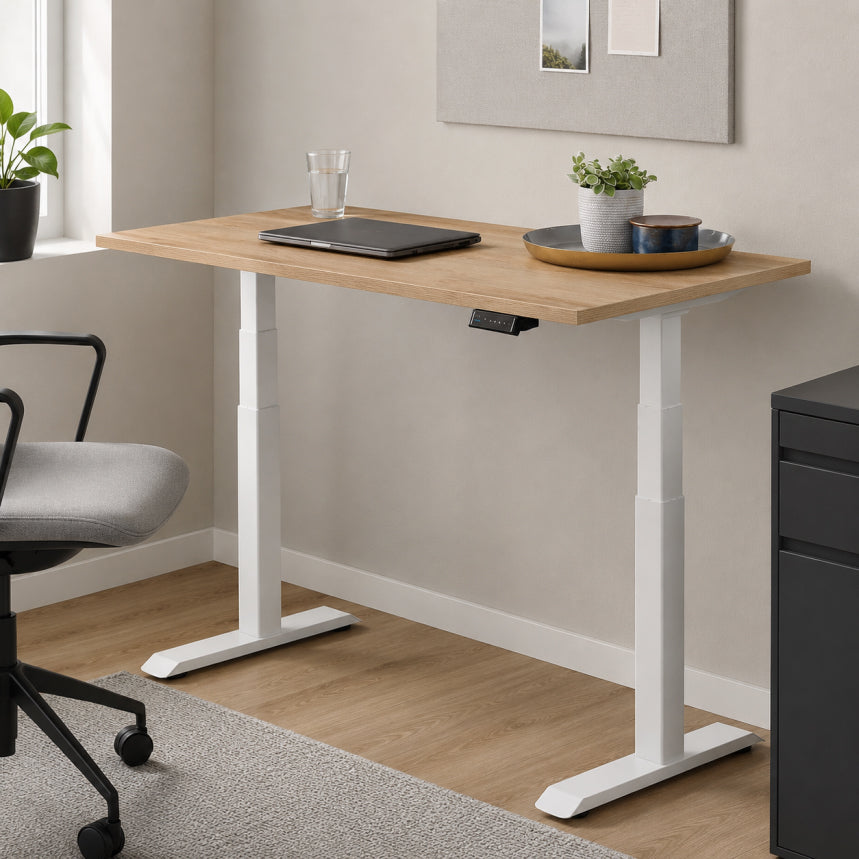 Ergowork Sta-zit bureau elektrisch 140 x 80 cm Budget