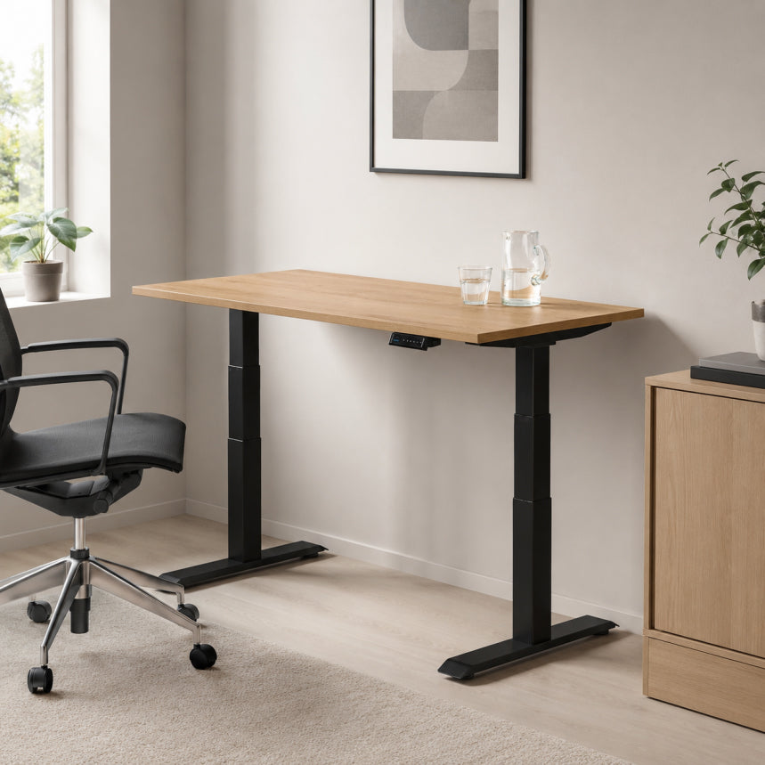 Ergowork Sta-zit bureau elektrisch 140 x 80 cm Budget