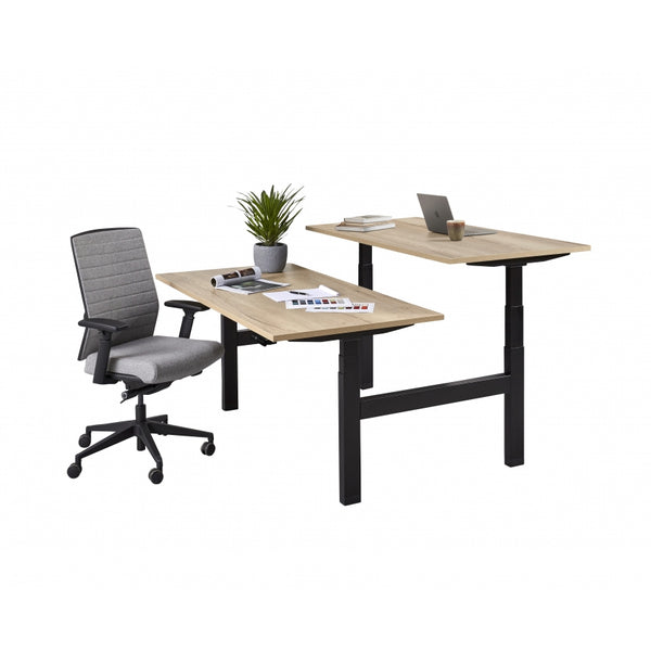 Ergowork Duo Sta-zit bureau 120x80 cm Basic