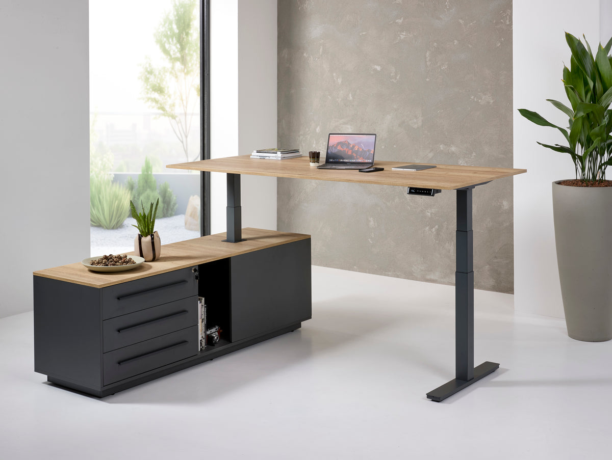 Cube Zit-sta hoekbureau