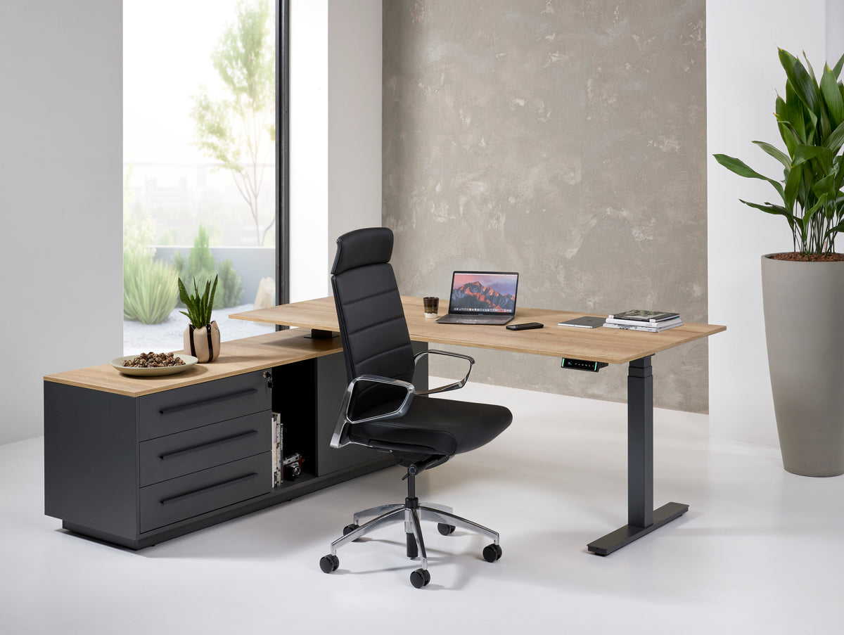 Cube Zit-sta hoekbureau
