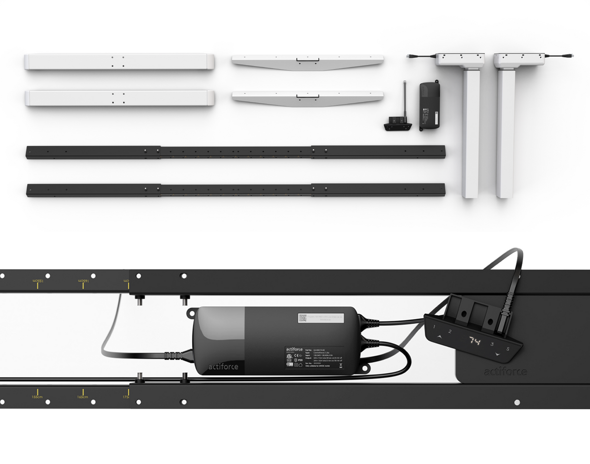 Steelforce Base Pro Sta-zit bureau 120x80 cm