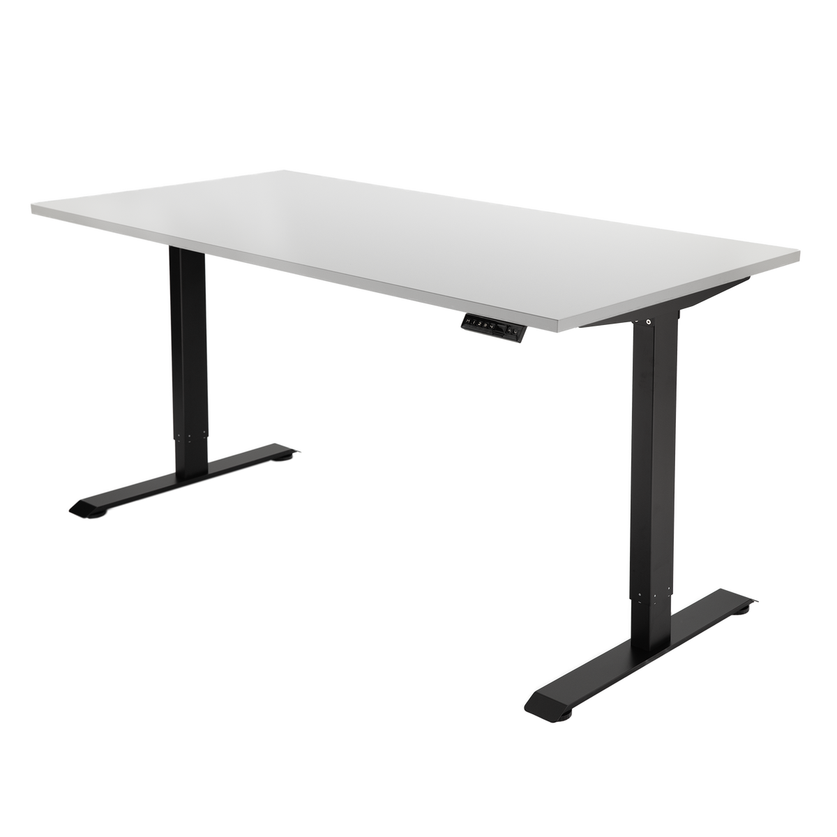 Høj Basis zit sta bureau met blad grijs en zwart frame
