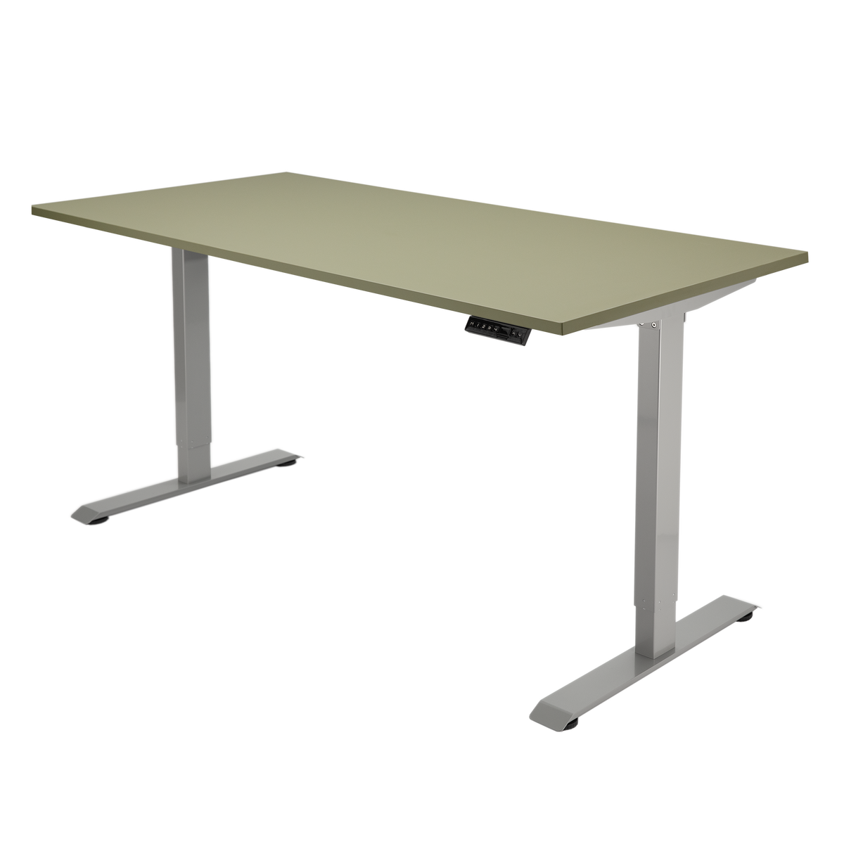 Høj Basis zit sta bureau met blad pine en grijs frame