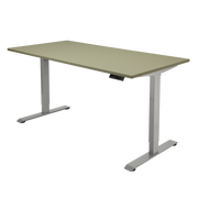 Høj Basis zit sta bureau met blad pine en grijs frame