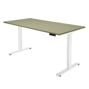 Høj Basis zit sta bureau met blad pine en wit frame