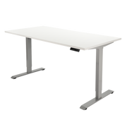 Høj Basis zit sta bureau met blad wit en grijs frame