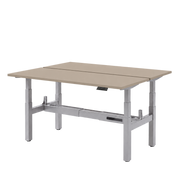 Høj Duo zit sta bureau met blad kasjmier en grijs frame