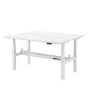 Høj Duo zit sta bureau met blad wit en wit frame