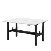 Høj Duo zit sta bureau met blad wit en zwart frame