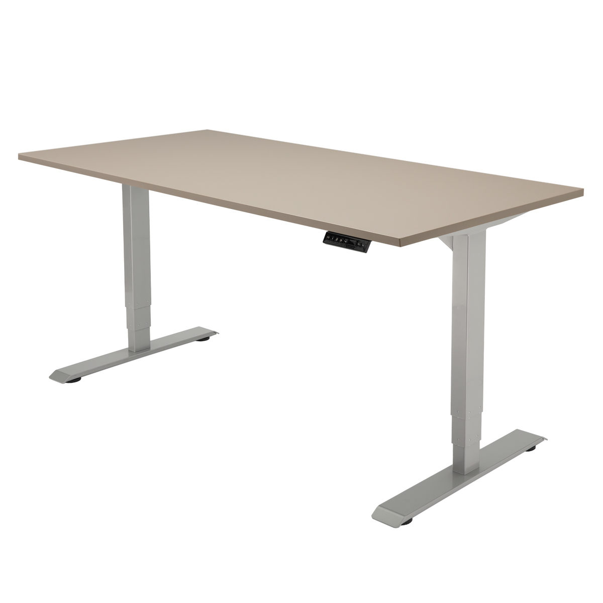 Høj Pro zit sta bureau met blad cuando en grijs frame