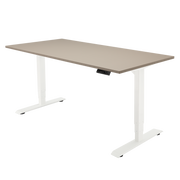 Høj Pro zit sta bureau met blad cuando en wit frame