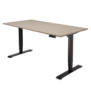 Høj Pro zit sta bureau met blad cuando en zwart frame
