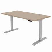 Høj Pro zit sta bureau met blad kasjmier en grijs frame
