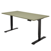 Høj Pro zit sta bureau met blad pine en zwart frame
